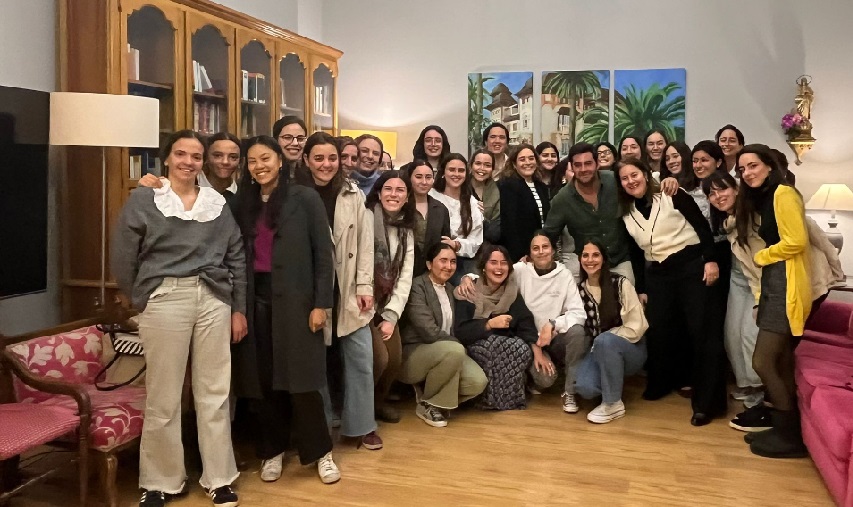 El influencer, Carlos Taracena en el Colegio Mayor Alborán